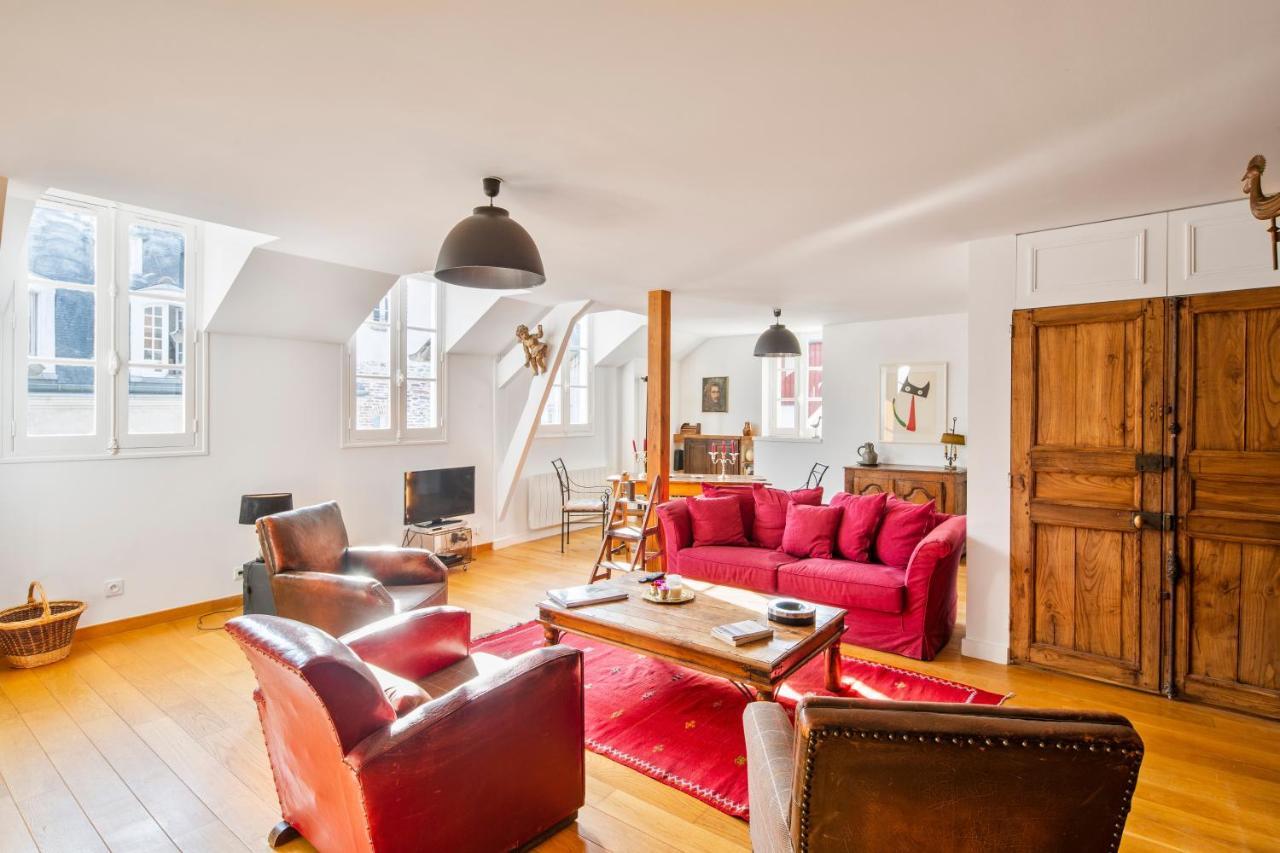 Sotto Le Stelle - Fabuleux Duplex D'Hyper Centre Apartment Rennes Luaran gambar